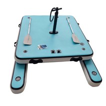 수상낚시 플랫폼 보트낚시 낚시 에어매트 수상 좌대, 양면부이 2mx2m 두께20cm