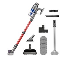 차이슨 무선 청소기 2in1 싸이클론 물걸레겸용 무선청소기 아이룸 BLDC모터 25000pa rs-1 + 거치대 + 물걸레키트, 무선청소기 + 거치대 + 물걸레키트