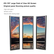 터치 모니터 7.9 인치 휴대용 ips 포터블 와이드 현미경 인포 산업용 전시회 인터페이스 보안 스크린, 7.9 No Touch