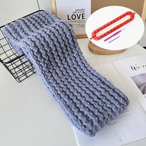 자이언트벨벳얀 곰 스카프 뜨개질 재료 가방 자기 뜨개질 양모 수제 diy 두꺼운 양모