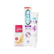 폴리덴트 맥스씰 부분 전체 틀니 의치 부착재 접착제 고정 본드 크림 70g + 반창고닷컴 지우개밴드 10매입