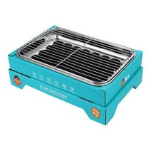 그리들버너 야외용가스버너 캠핑버너 휴대용 숯불 그릴 일회용 숯 컴팩트 숯불 그릴 캠핑 액세서리 꼬치 그릴 캠핑용 히바시 그릴, Blue