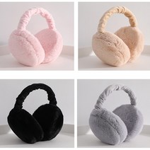 뽀송뽀송 밍크 퍼 마카롱 털귀마개