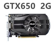 아수스 오리지널 GTX 650 비디오 카드 128 비트 GDDR5 그래픽 nVIDIA 지포스 Hdmi Dvi VGA용 1GB, 01 GTX650  2G