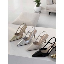 여성 스틸레토 하이힐 슬링백 95608