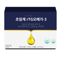 비타민하우스 초임계 rtg오메가-3 1 250mg x 60캡슐 x 2ea, 세트, 60정