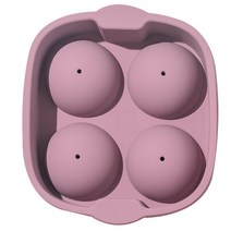 올원리빙 실리콘 얼음틀 원형4구, 원형4구 얼음틀 (파스텔 핑크)