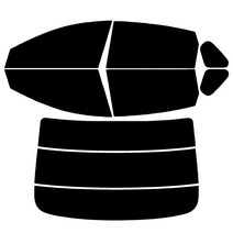 로톰 SM7 측후면 썬팅필름 DIY 셀프 열차단 썬팅지, SM7 2세대 (11-19), RTF-7S 25 (연함), 르노삼성