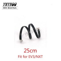 파워펑션 모터 5 개몫 새로운 25CM 35CM 50CM 전원 기능 부분 WEDO 2.0 케이블 빌딩 블록 크리스탈 커넥터 포트 로고 EV3 에 적합, 5개, 25cm EV3 와이어