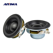 AIYIMA-미니 휴대용 스피커 40MM 4 옴 5W 풀 레인지 고무 사이드 NdFeB 마그네틱 라우드 사운드 홈 시어터, 상세 설명 참조0, 한개옵션0