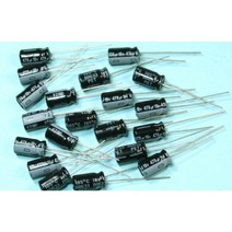 알루미늄 전해질 캐패시터/콘덴서/Capacitors - 10개 묶음 0.1%의 비밀, 22uF(50V)