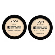NYX HD Finishing Powder Banana 미국 닉스 하이데피니션 메이크업 피니쉬 파우더 바나나 8g 2팩