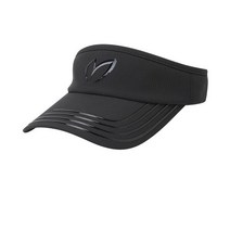 현대백화점 마스터바니에디션 431B5CP621 남여공용 바니 로고 썬바이저 799766, 58, 블랙