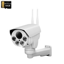 열화상카메라 적외선카메라 적외선 무선 보안 IP 와이파이 PTZ 자동 줌 SD 카드 사람 감지 IR Sonyimx335 HD 3G 4G SIM, 없음, 61.5MP-4G(M-AO)-64GB - AU 플러그-