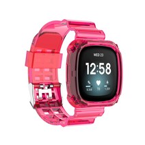 핀흔 핏빗 Fitbit Versa3/Fitbit Sense호환 밴드 시계줄, 핑크