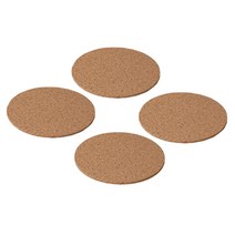 이케아 AVSKILD 아브스킬드 컵받침 코르크10cm 4개입