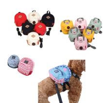 강아지 귀여운 하네스 산책백팩 모음 애견 유치원 패션가방, 04_스타백팩, 블루