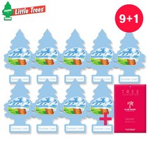 에스진 리틀트리 TREE 차량용 방향제 고급 종이 방향제 썸머 린넨 9+1 / 명품 새차 선물 걸이형 방향제