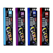 동아 502 XQ골드 샤프심, 0.5mm HB