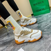 여성신모델밑창두꺼운캐주얼화 레이스업아빠 신발 가벼운스니커즈