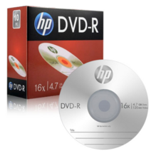 HP DVD-R 공시디 슬림케이스 10장(개별케이스 포장), DVD-R SLIM CASE(10P)
