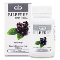 [뉴질랜드직구] 네이쳐스탑 하루 한알 Bilberry 10000mg 60캡슐 1PACK, 수량, 상세참조