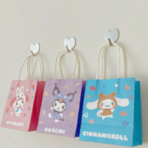 산리오 쿠로미 마이멜로디 시나모롤 미니 쇼핑백3종 봉투 쇼핑백 구디백