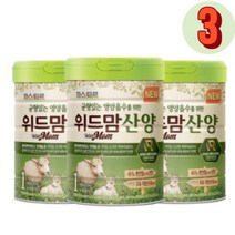 파스퇴르 위드맘 유기농 분유 1단계 750g, 3캔