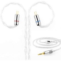 일본직발송 2. LINSOUL TRN T3 99.99% 순은 HIFI 이어폰 업그레이드 케이블 8개 96 코어 은 케이블로 짠, 3.5MM-0.78MM2PIN_One Color, One Color, 상세 설명 참조0