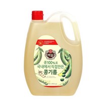 CJ제일제당 백설 콩식용유 3.6L 대용량 업소용, 1개