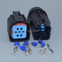 자동차 Shhworldsea 1set 7 핀 3.5mm 남성 여성 와이어 커넥터 자동 플매트 카펫 러그 터미널, [03] 1set male female
