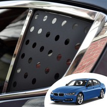 어른킹 BMW 3시리즈 F30 C필러 윈도우 스포츠 플레이트 데칼 스티커 자동차 타공 랩핑 시트지, BMW 3시리즈 F30-무광블랙(C필러/노멀타입)