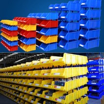 창고정리 선반 앵글 부품 정리함 선반대 카센타 공장 부품정리함, 블루 대