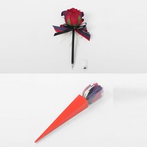 요비월드 장미 볼펜 레드 홍보볼펜 사은품볼펜 홍보용볼펜