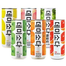 동아오츠카 데미소다 애플 피치 자몽 청포도 오렌지 레몬 250ml 30캔, 피치 30캔