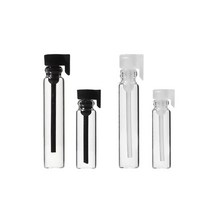 향수 시향 샘플 공병 미니 유리 용기, pp화이트캡 투명 2ml