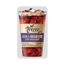 팔도 칸타타 아이스 헤이즐넛향 파우치 190ml 10입 맛있는 편의점 사무실 업소용 홈카페 일회용 액상 봉지 팩 커피 간식 음식 음료 음료수 차 티 대량구매 대용량 도매 한박스