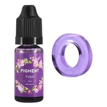 비누만들기 키트 비누 색소 슬라임향료 베이스 10ml 에폭시 수지 확산 안료 diy 공예용 에폭시 수지 안료 액체 착색제 염료 잉크 확산 수지 보석 만들기, 5
