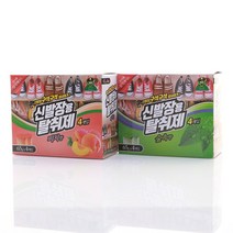 산도깨비 신발장용 탈취제 65g 4개입 /2종 택1/신발냄새제거/악취제거/방향제, 피치향