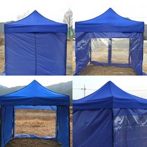 BQO785716[DY커머스]런웨이브 천막 2m 투명지퍼형 바람막이 1면, 2m투명지퍼형 바람막이 1면 레드