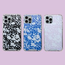 [바보사랑] 프로자인 잉크마블 그래픽 범퍼 케이스, 색상/기종:BLUE/iphone12Promax, 상세 설명 참조