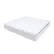 크라운포장 무지화이트 사각 피자박스 50매 310x310x45mm, 1개, 화이트