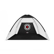 실내 골프 연습장 골프네트 스윙 연습네트 골프타겟, 2m / 블랙 + 타격패드