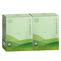 바른 유기농 새싹보리 분말 가루 스틱 100% 국산 보리새싹 보리순, 1g x 30포, 2박스