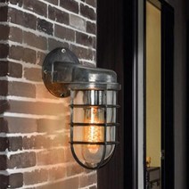 인테리어 벽조명 실내 벽등 미국 스타일의 순수 알루미늄 복고풍 산업 방폭 레스토랑 의류 매장 중공 유리 단철 벽 램프, 10.aluminum 색상 - Warm light -