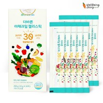 어린이젤리 더바른 야채과일 젤리스틱 1박스 2박스 3박스 젤리스트로우 어린이간식