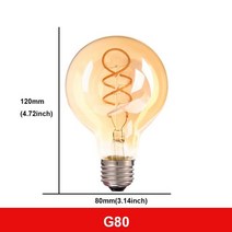 PLA필라멘트 3D 프린터 TPU PCL PETG 3D펜 프린터 레진 저온 e27 led 전구 220v dimmable 빈티지 나선형 led 필라멘트 전구 a19 4w 레트로, g95 4w, e27 220v-240v, 예