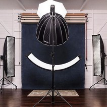 U자형 곡면 스튜디오 증명 사진 촬영 라운드 반사판, U 자형 반사경  50 x 150cm