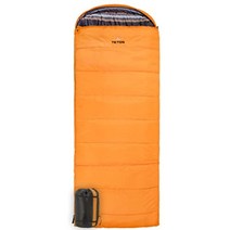 TETON Sports Celsius Regular Sleeping Bag 테톤 스포츠 셀시우스 일반 침낭 가족 캠핑에 적합 녹색 폴리 라이너 80 x 33인치 오른쪽, 오렌지 폴리 라이너
