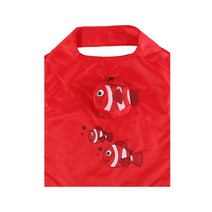 ♥LUCKY♣ 물고기 캐릭터 접이식 시장가방(37X38CM) 홍보물품 피크닉가방 시장장바구니